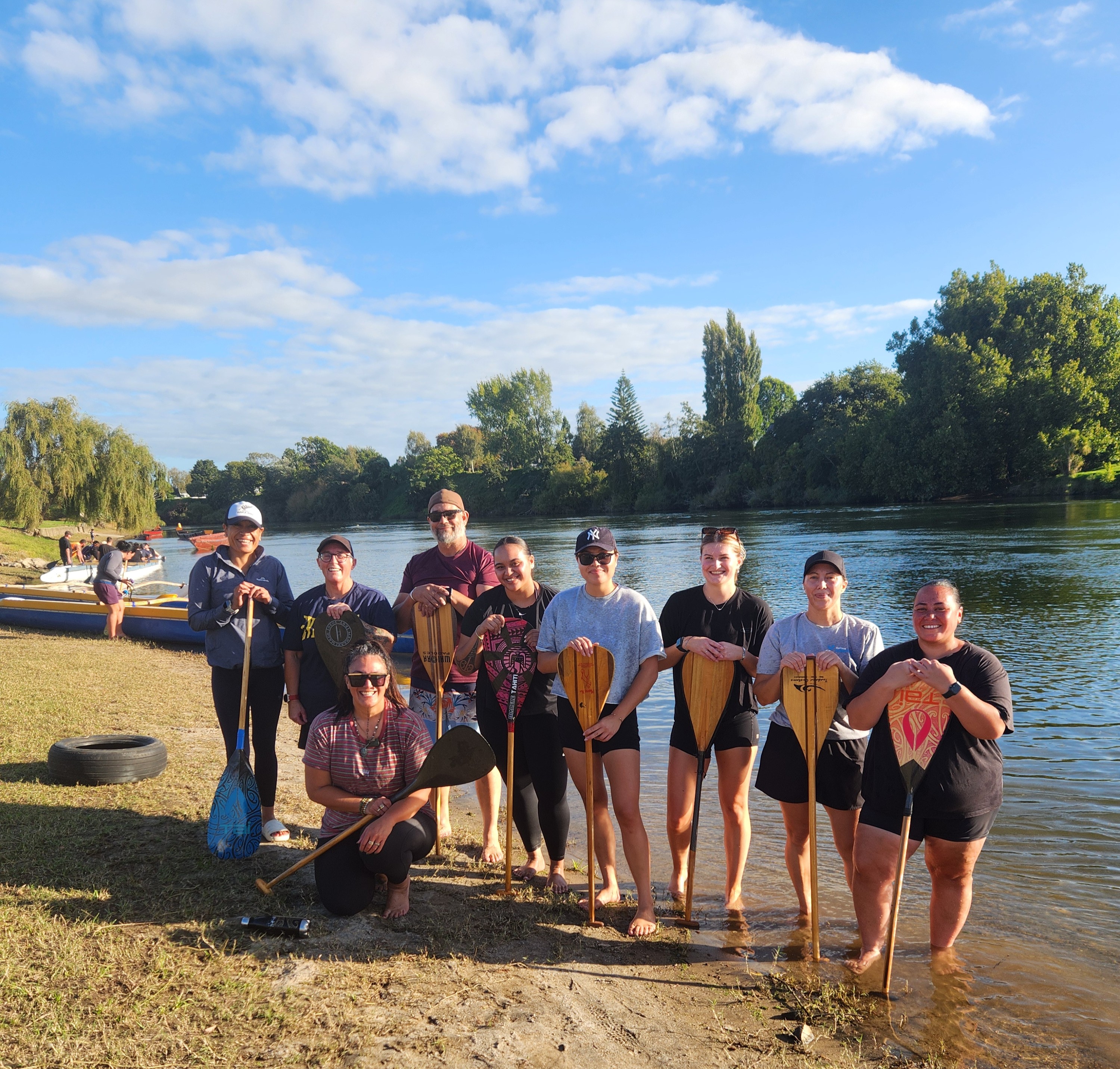 Waikato District Council Waka Ama team