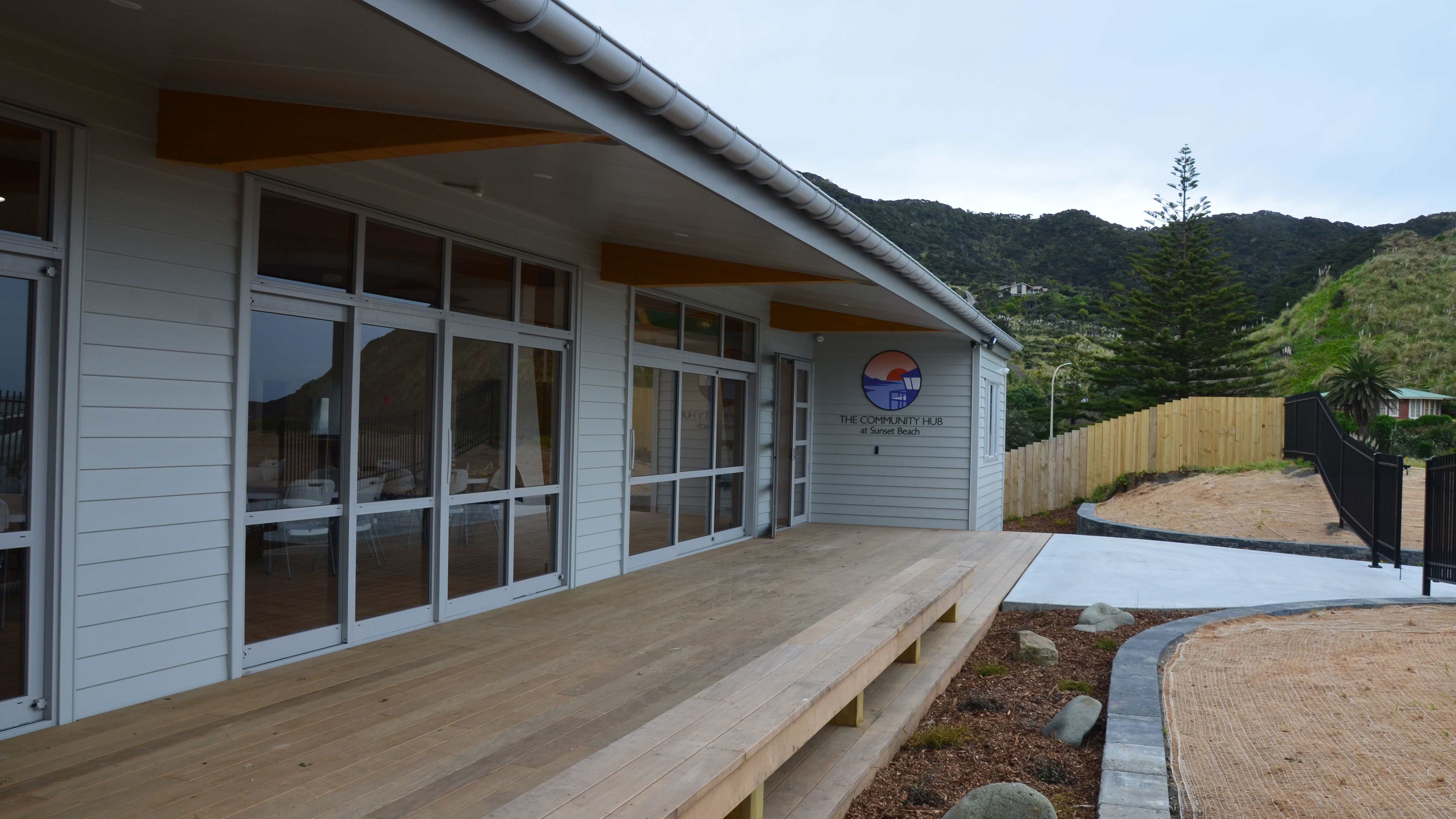 community hub at sunset beach