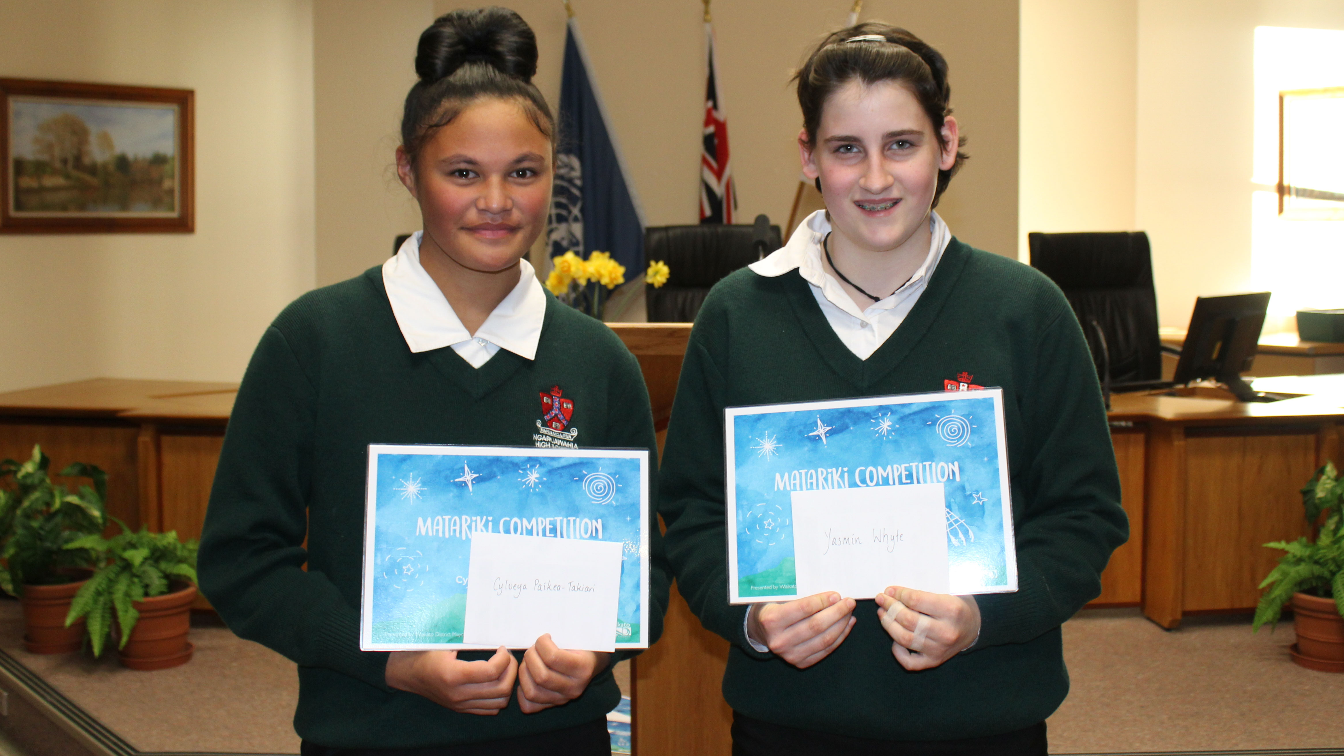 Cylueya Paikea Takiari and Jasmine-Dahm