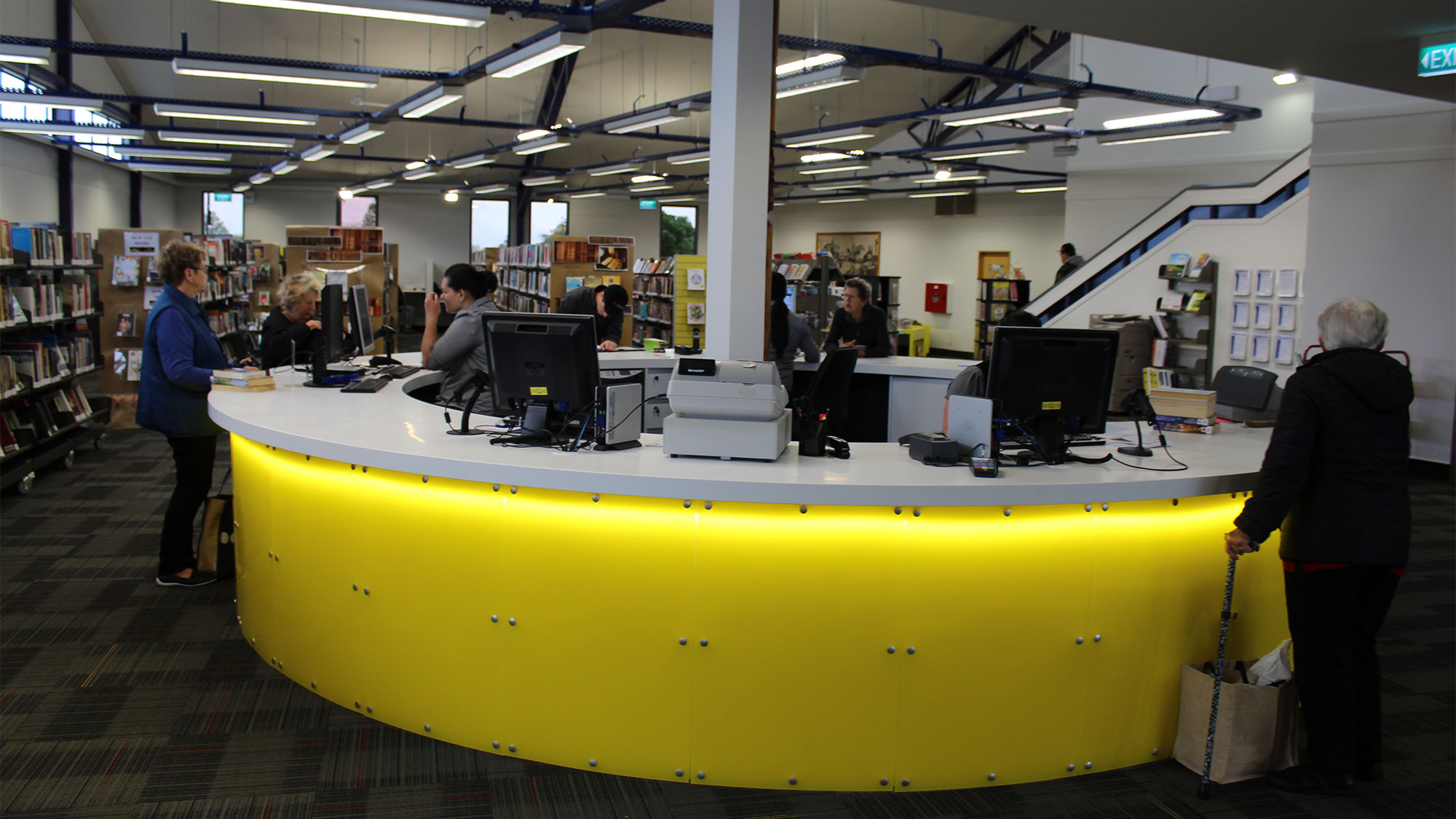 Huntly Library and Office opening