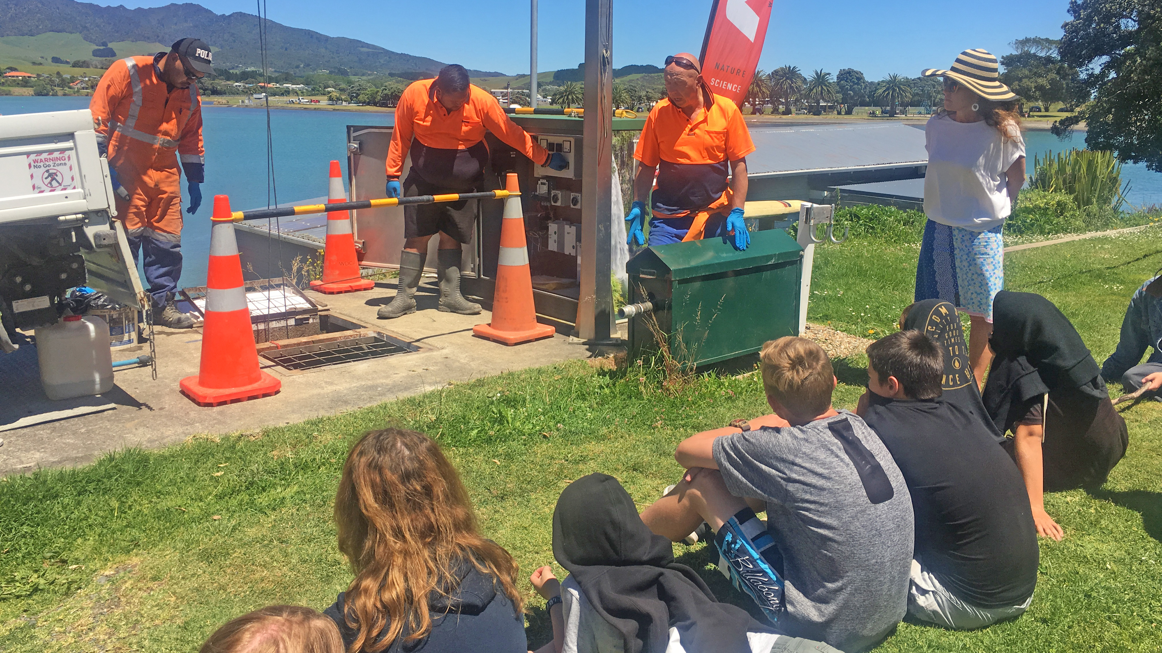 One of Raglan's pump stations