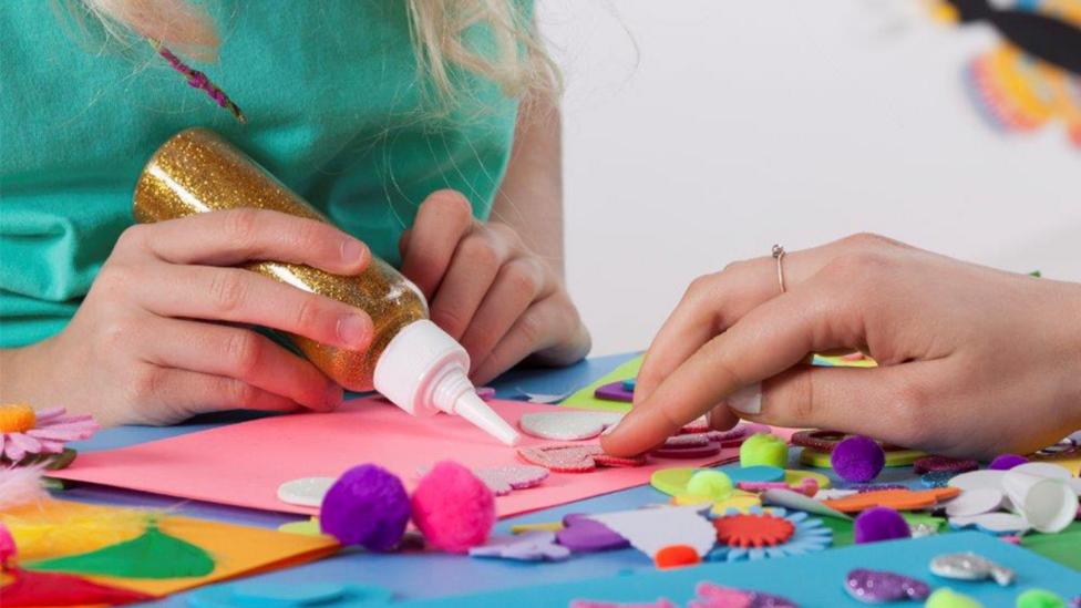 People doing crafts